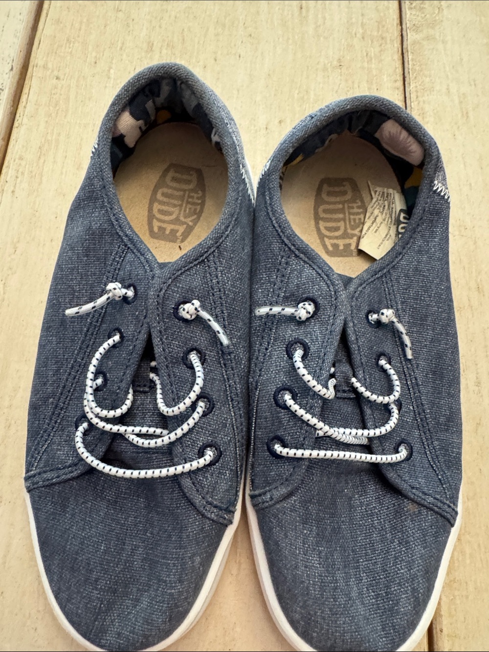 Hey Dude Kids Slip-On Canvas shoes